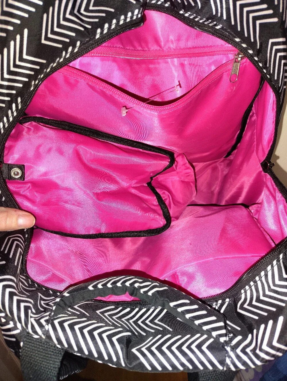 Sarah Wells-Kelly Breast Pump Backpack (B&W)